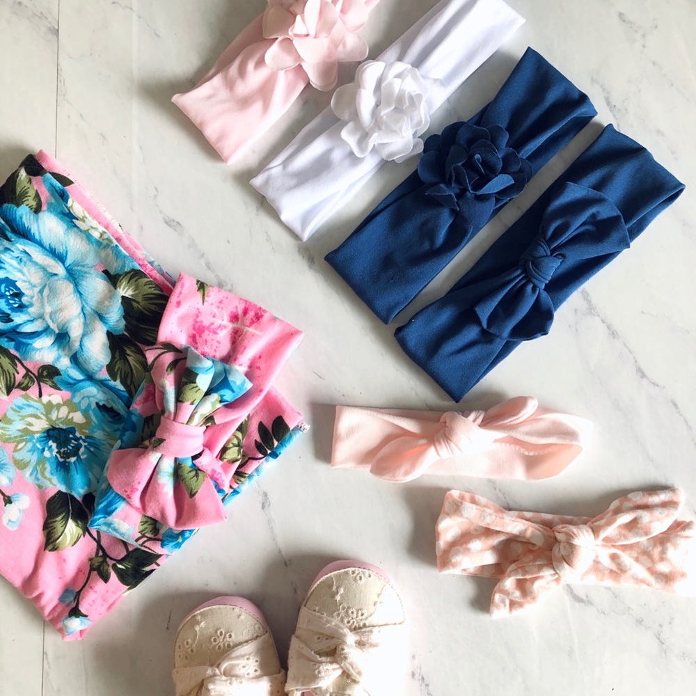 Headband and Swaddle Bundle